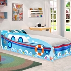 Mini Cama Barquinho Com Colchão