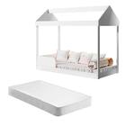 Mini Cama Bernado Branco Com Colchão