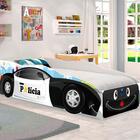 Mini Cama Carro Happy Police Com Colchão