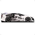 Mini Cama Carro Infantil Colchão 148x68cm MDF Proteção Latera