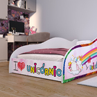 Mini Cama Carro Infantil Montessoriana MDF Lateral Proteção C