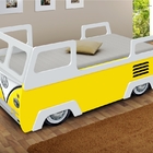 Mini Cama Carro Kombi Amarela Infantil
