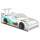 Mini Cama Carro Premium Branco Com Colchão