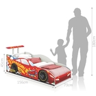 Mini Cama Carro Premium Vermelho