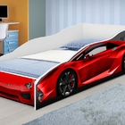Mini Cama Carro Vermelho Com Colchão