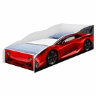 Mini Cama Carro Vermelho Com Colchão