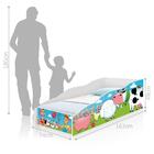 Mini Cama Club Bichinhos Na Fazenda Com Colchão