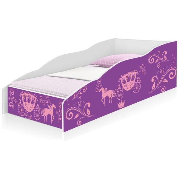 Mini Cama Club Carruagem E Cavalo Com Colchão