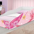 Mini Cama Club Carruagem Rosa Com Colchão