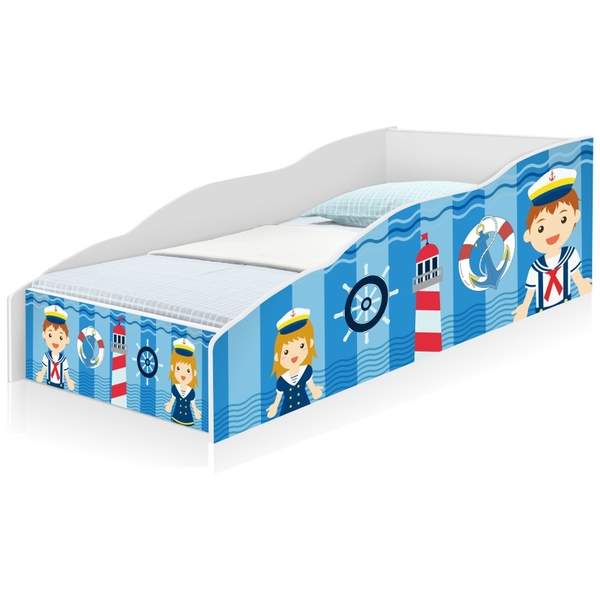 Mini Cama Club Tripulação Do Mar Com Colchão