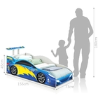 Mini Cama De Carro Azul Prime