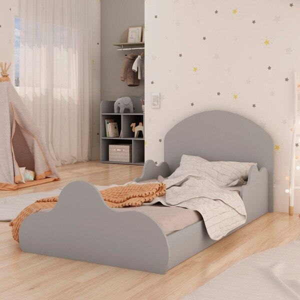 Mini Cama Infantil 100% Mdf Montessoriana Sem Colchão E Detal