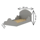 Mini Cama Infantil 100% Mdf Montessoriana Sem Colchão E Detal