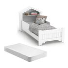 Mini Cama Infantil Anelise Com Colchão Branco