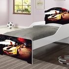 Mini Cama Infantil Carro Corrida, Quarto De Criança