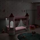 Mini Cama Infantil Casinha Com Led