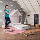 Mini Cama Infantil Casinha Montessoriana Casa De Boneca Mdf S