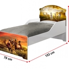 Mini Cama Infantil Cavalos, Moveis Infantis