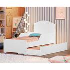 Mini Cama Infantil Com Auxiliar Branco Deluxe