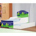 Mini Cama Infantil Com Auxiliar Pop Papagaio Futebol Com Colc