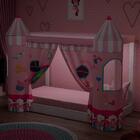 Mini Cama Infantil Com Colchão D20 Dossel E Led Minnie E Marg
