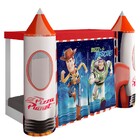 Mini Cama Infantil Com Colchão D20 E Dossel Wood E Buzz Light