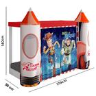 Mini Cama Infantil Com Colchão D20 E Dossel Wood E Buzz Light