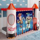 Mini Cama Infantil Com Colchão D20 E Dossel Wood E Buzz Light