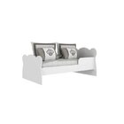 Mini Cama Infantil Com Proteção Lateral 1590 Baby  Branco