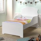 Mini Cama Infantil Com Proteção Lateral Branco