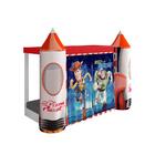 Mini-cama Infantil Lugano Branco E Vermelho