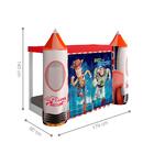 Mini-cama Infantil Lugano Branco E Vermelho Com Colchão