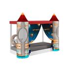 Mini Cama Infantil Maldivas Azul Com Led