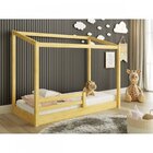 Mini Cama Infantil Montessoriana Arthur  Pinus Natural