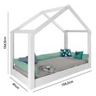 Mini Cama Infantil Montessoriana Casinha Teeny P13 Branco - M