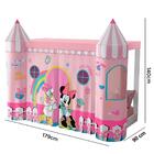 Mini Cama Infantil Montessoriana Com Dossel E Led Minnie E Ma