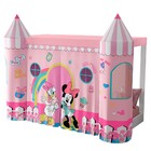 Mini Cama Infantil Montessoriana Com Dossel E Led Minnie E Ma