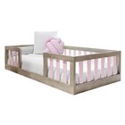 Mini Cama Infantil Montessoriana Marina Rosa/madeirado