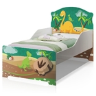Mini Cama Infantil Pop  Dino Nas Pedras Com Colchão