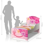 Mini Cama Infantil Pop Carruagem Rosa Com Colchão