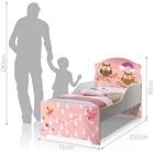 Mini Cama Infantil Pop Corujinhas Na Chuva Com Colchão