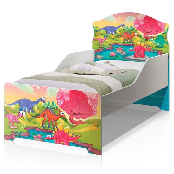 Mini Cama Infantil Pop Parque Dos Dinos