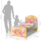 Mini Cama Infantil Pop Passio Das Fadas Com Colchão