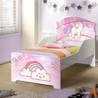 Mini Cama Infantil Pop Unicórnio Com Colchão