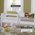 Mini Cama Infantil Prime Com Grade Em Madeira Maciça/mdf - La