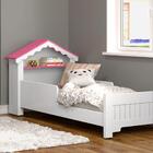 Mini Cama Infantil Princesa Branco Rosa