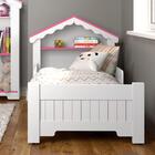 Mini Cama Infantil Princesa Branco Rosa