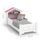 Mini Cama Infantil Princesa Branco Rosa