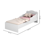 Mini Cama Juvenil Brilhar Q01 - Branco
