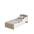 Mini Cama Juvenil Doce Sonho Carvalho Toq Rústico Branco Qmovi